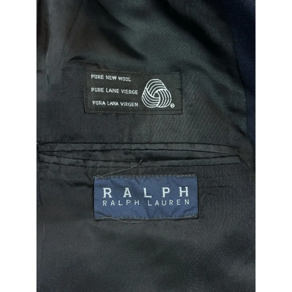 Ralph Lauren Blazer Men Navy 44r Wool‎ Business Event Preppy